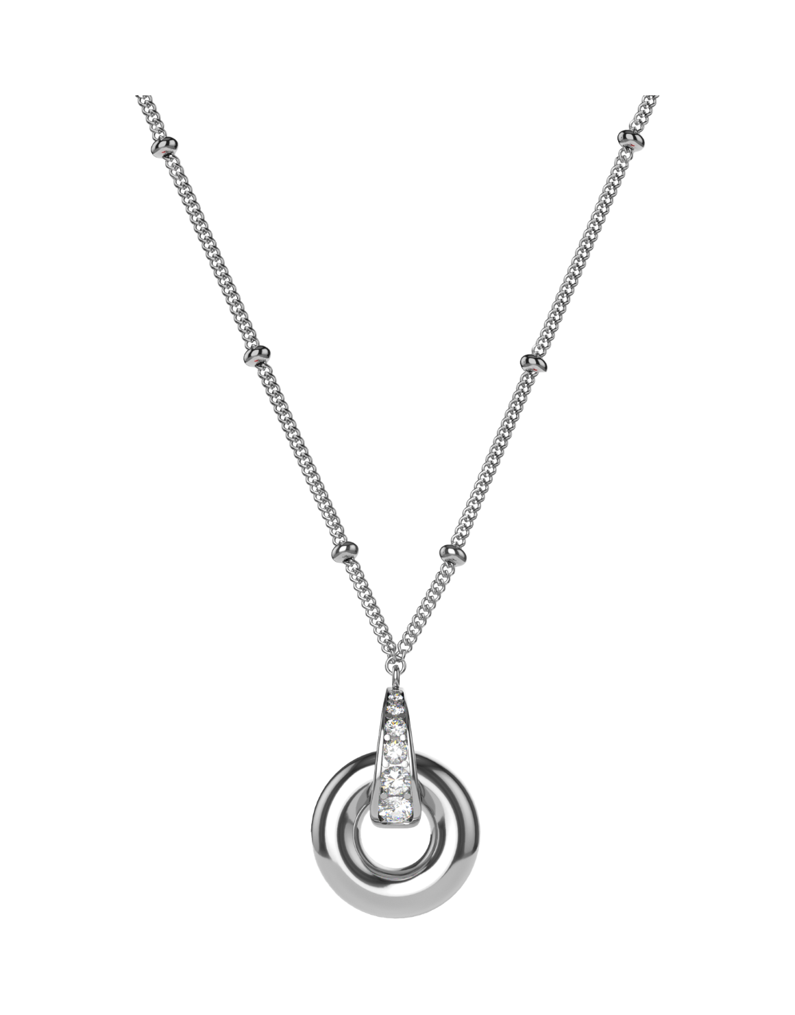 Classic Silver Soho Necklace for Women Fashion Trend