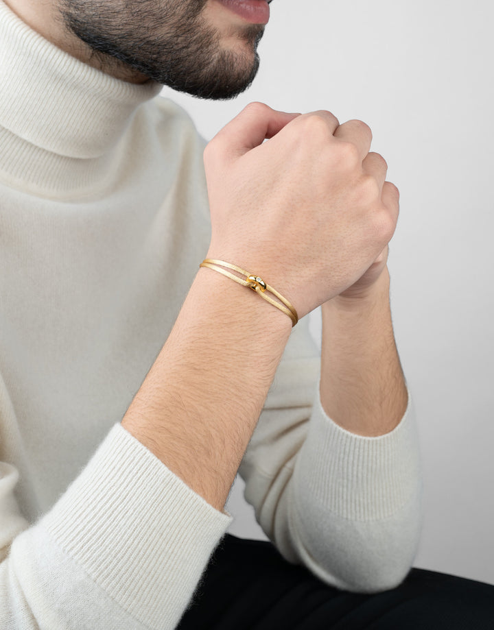 Golden Soho Diamond Cord Bracelet