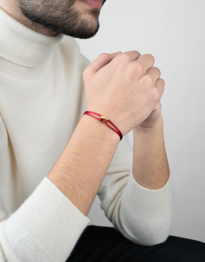 Golden Soho Diamond Cord Bracelet