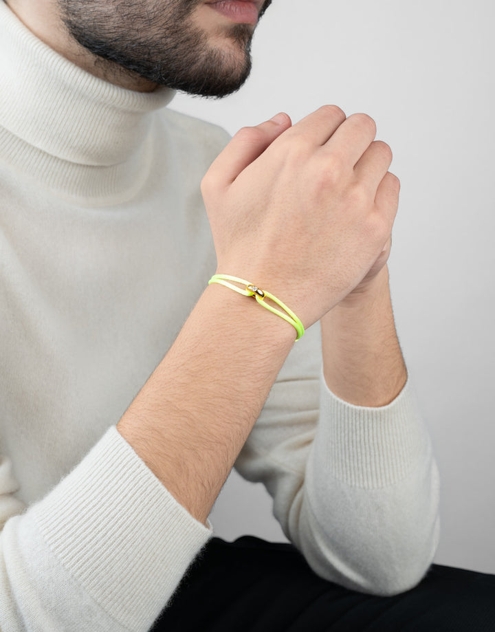 Golden Soho Diamond Cord Bracelet