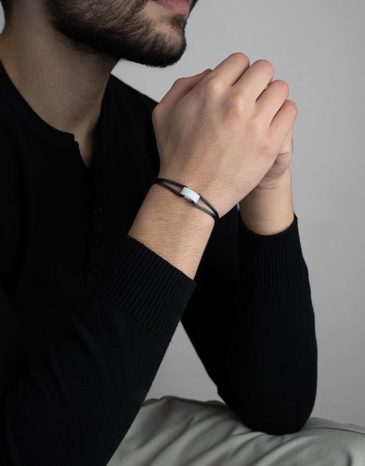 Snow Regent Cord Bracelet