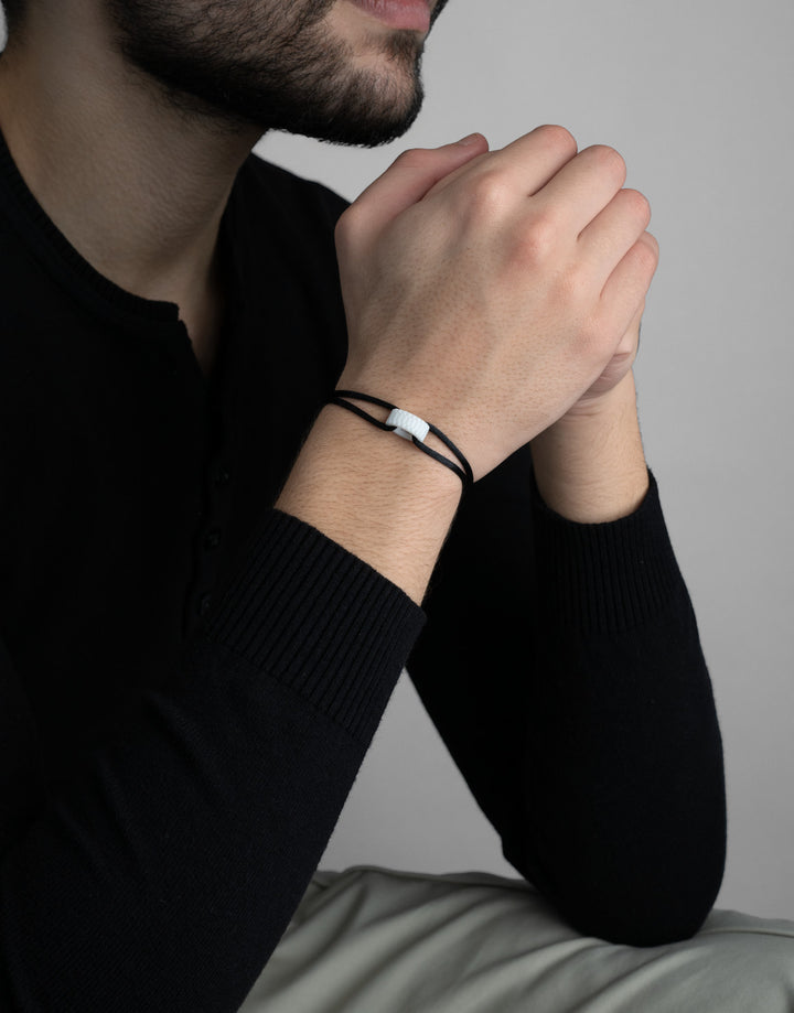 Snow Regent Cord Bracelet