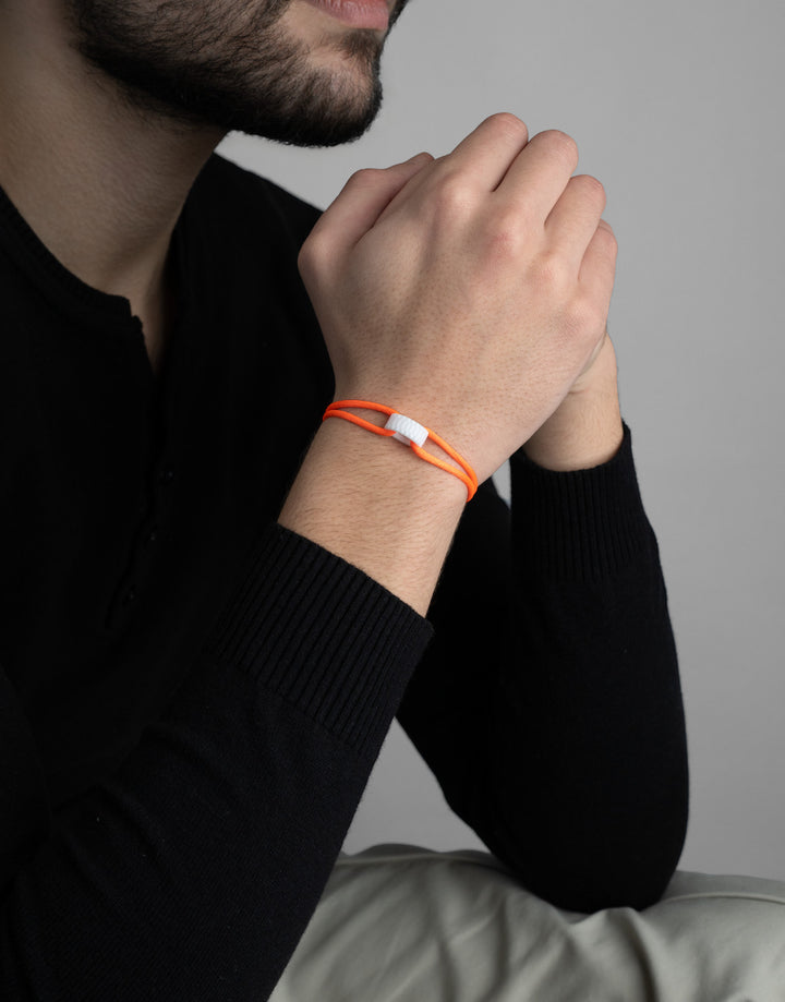 Snow Regent Cord Bracelet