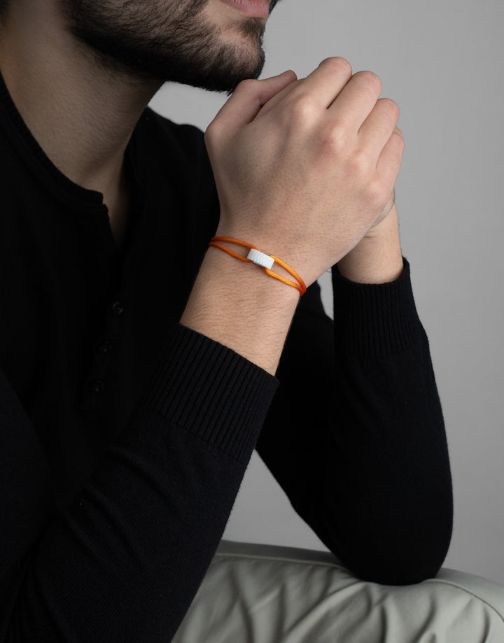 Snow Regent Cord Bracelet