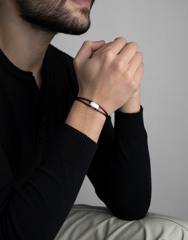 Snow Regent Cord Bracelet