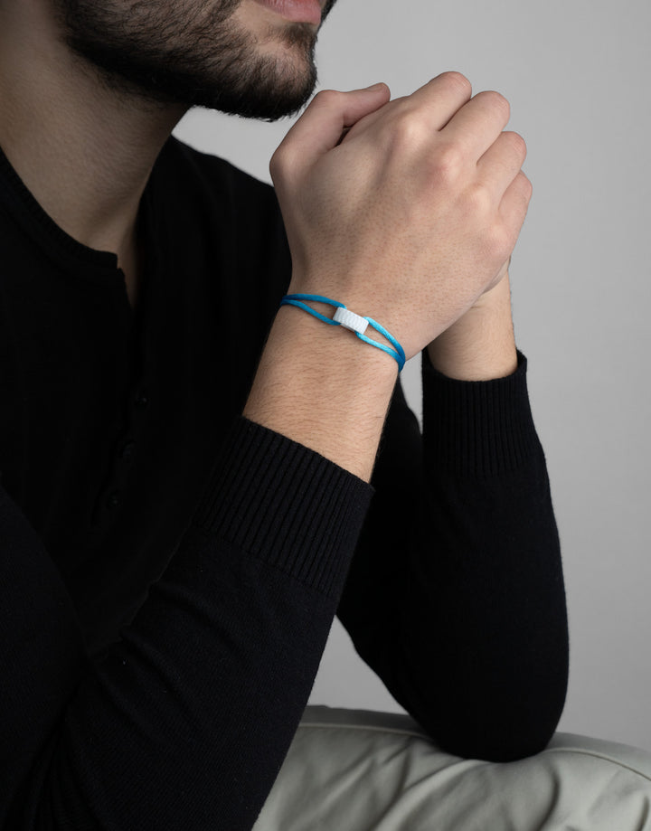 Snow Regent Cord Bracelet