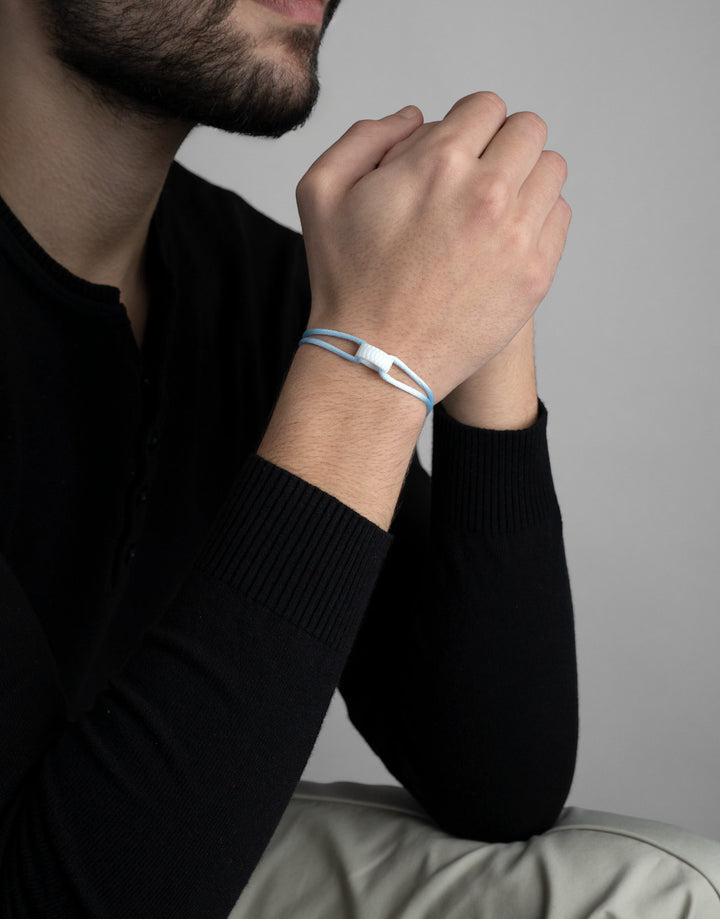 Snow Regent Cord Bracelet